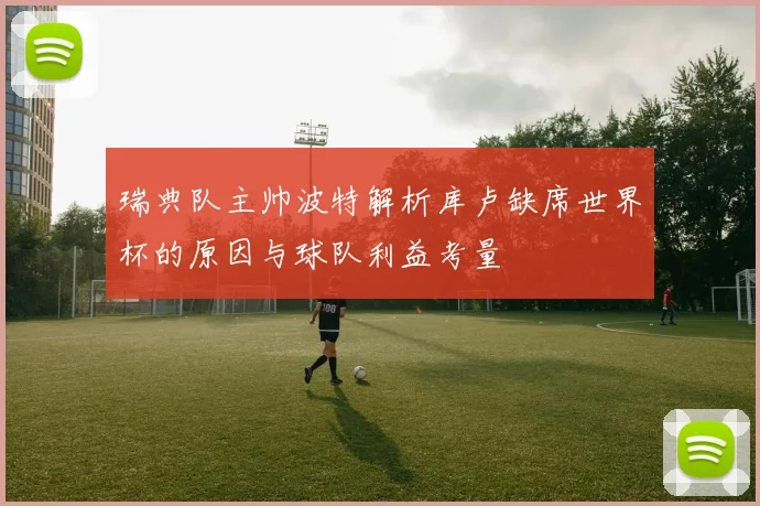 瑞典队主帅波特解析库卢缺席世界杯的原因与球队利益考量